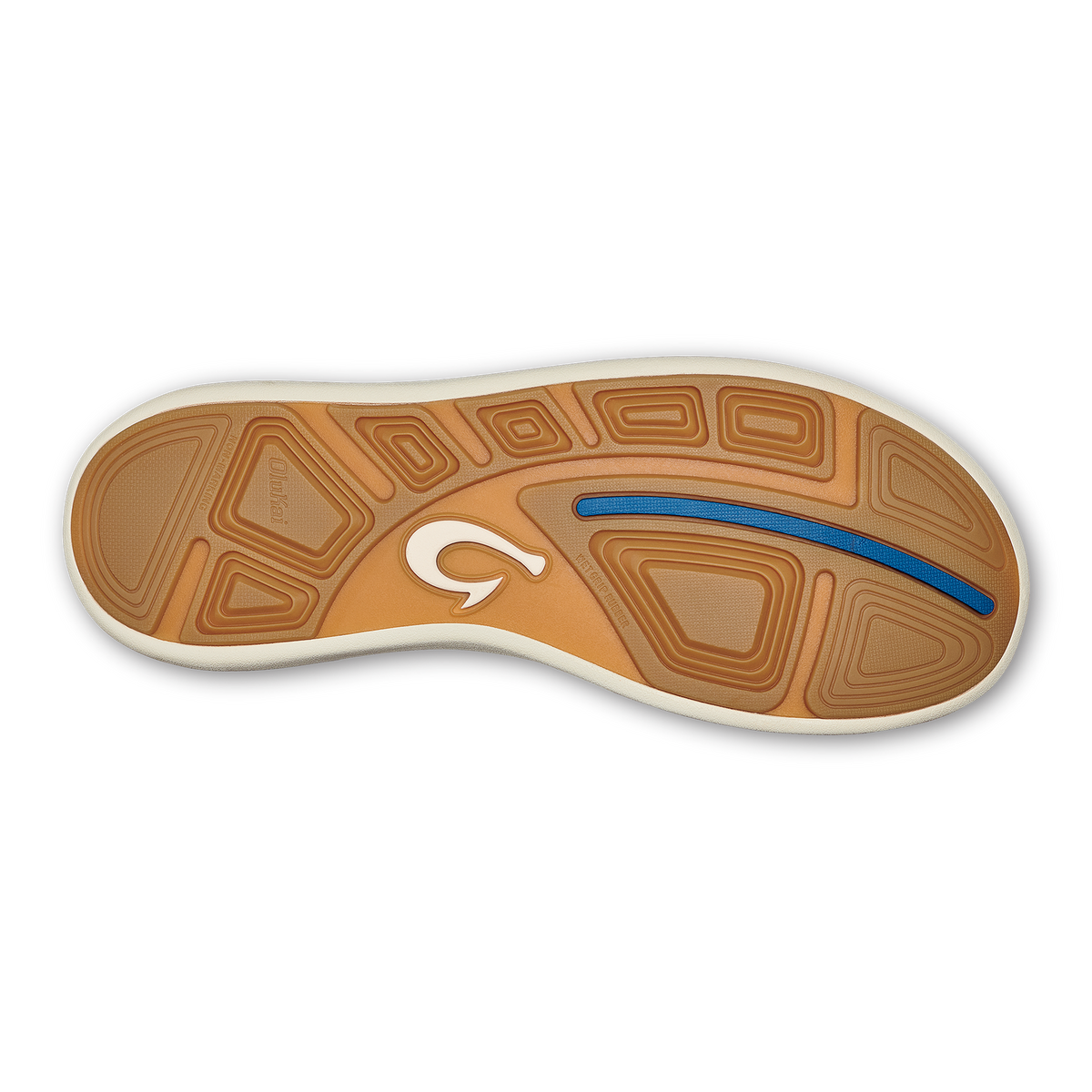 OluKai New - Moku Pae Men's Boat Shoes - Trench Blue / Off White