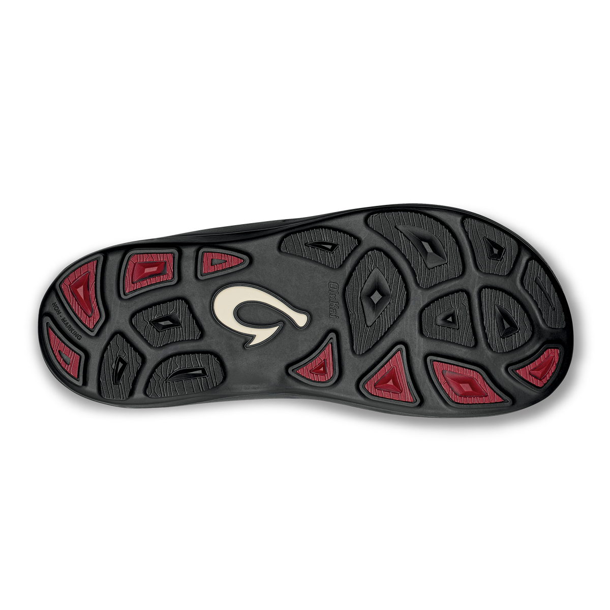 OluKai Popular - Kīpī Men’s Comfortable Beach Sandals - Dark Shadow