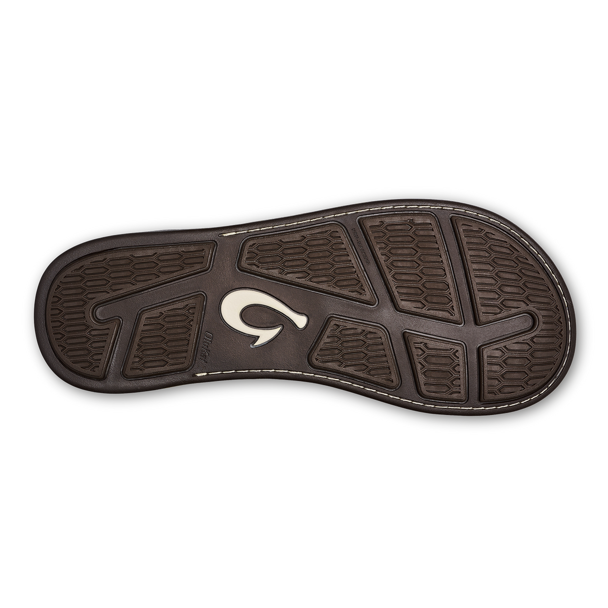 OluKai Premium - Tuahine Men's Waterproof Leather Beach Sandals - Trench Blue