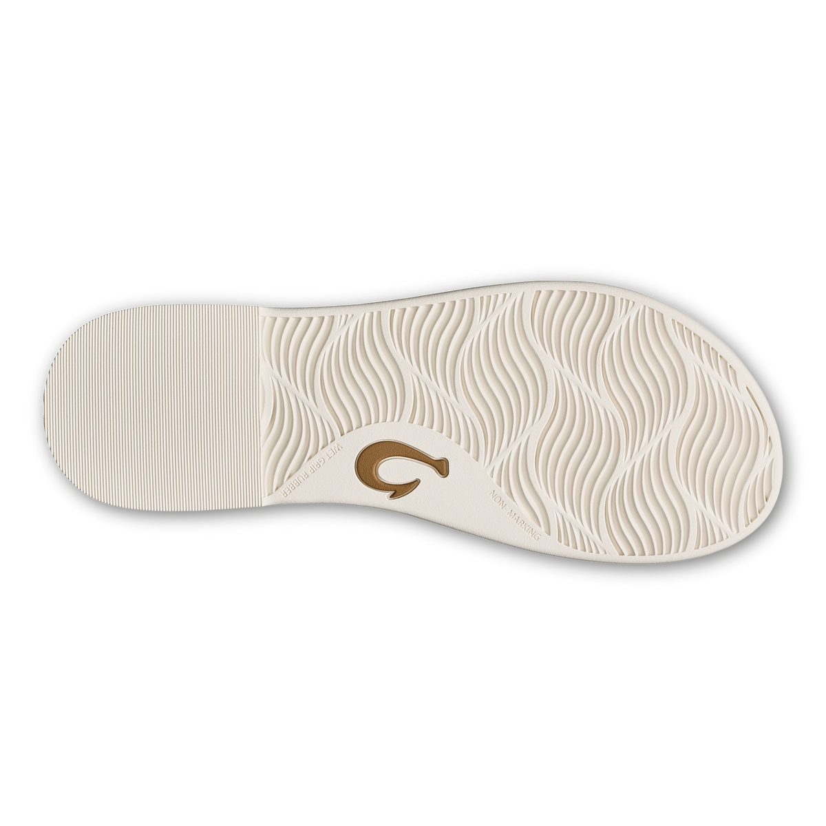 OluKai Customer Favorite - La‘i Slide Women’s Slide Beach Sandals - White Sand