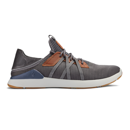 OluKai Recommended - Mio Lī Men's Athletic Shoes - Pavement / Vintage Indigo