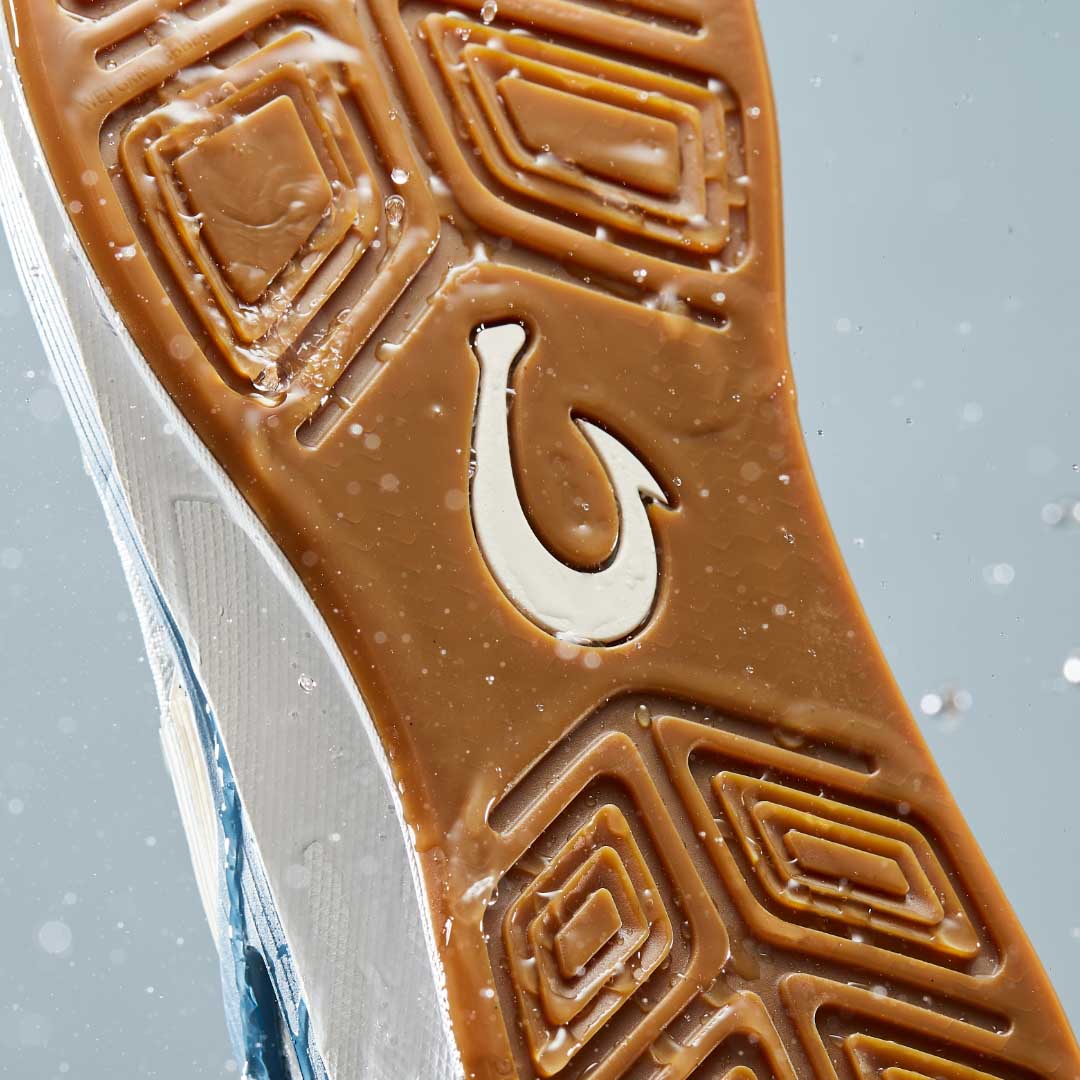 OluKai Exclusive - ‘Ahi Men’s Water Boat Shoes - Blue Pearl / White Sand