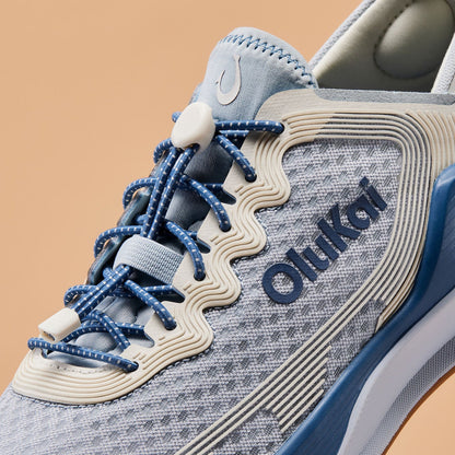 OluKai Exclusive - ‘Ahi Men’s Water Boat Shoes - Blue Pearl / White Sand