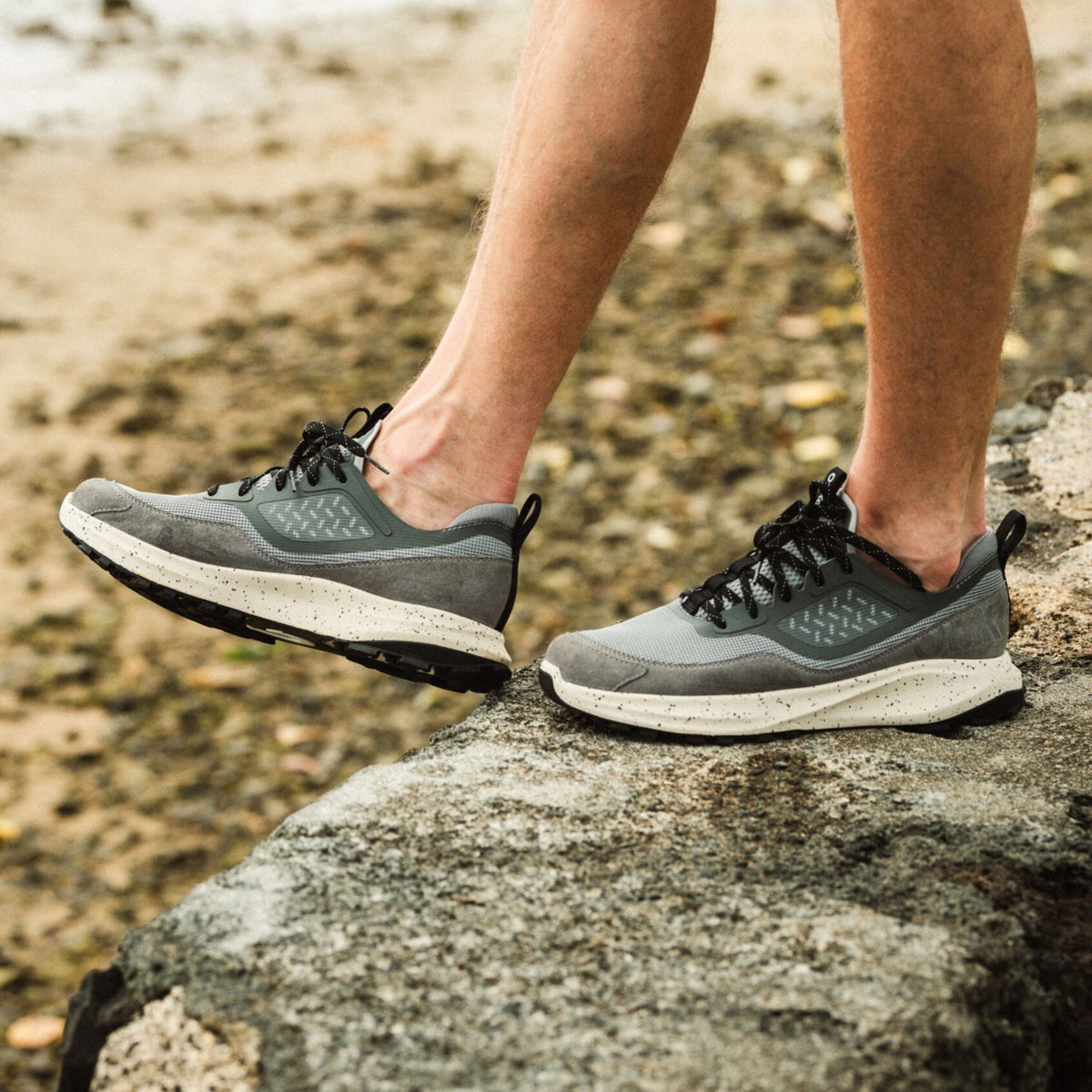 OluKai Hot Sale - Makiki - Cloud Grey / Poi | Olukai