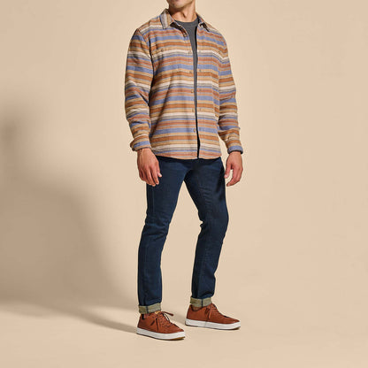 OluKai Essential - Lae‘ahi Lī ‘Ili Men's Leather Sneakers - Kukui Brown