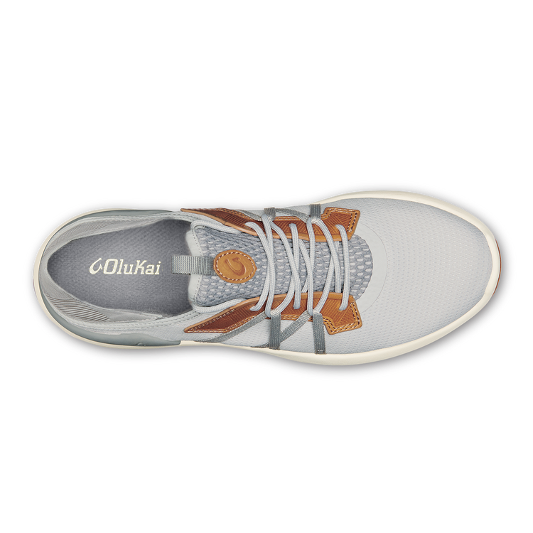 OluKai Recommended - Mio Lī Men's Athletic Shoes - Mist Grey / Poi