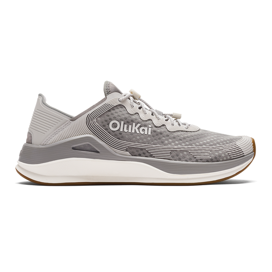 OluKai Everyday - ‘Ahi Men’s Water Boat Shoes - Ash / Sterling