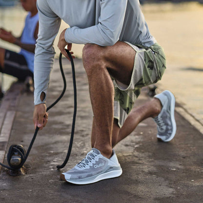 OluKai Everyday - ‘Ahi Men’s Water Boat Shoes - Ash / Sterling