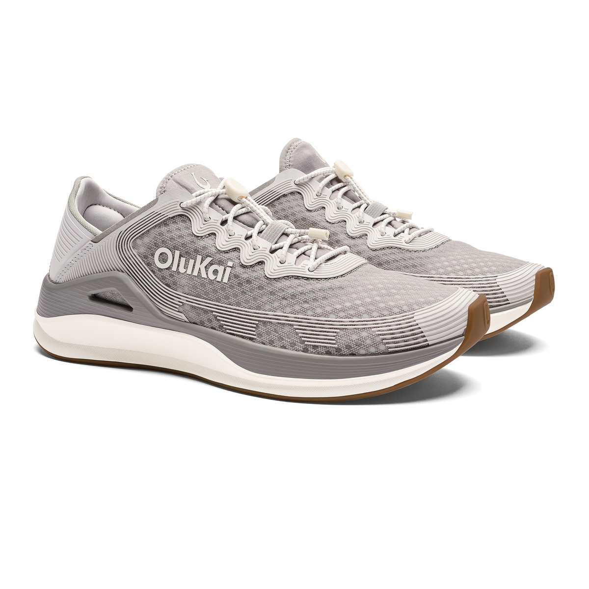 OluKai Everyday - ‘Ahi Men’s Water Boat Shoes - Ash / Sterling
