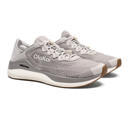 OluKai Everyday - ‘Ahi Men’s Water Boat Shoes - Ash / Sterling