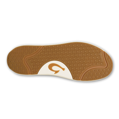 OluKai Classic - Lae‘ahi Lī ‘Ili Men's Leather Sneakers - Onyx