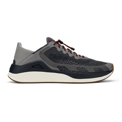 OluKai Premium - ‘Ahi Men’s Water Boat Shoes - Rock / Ash