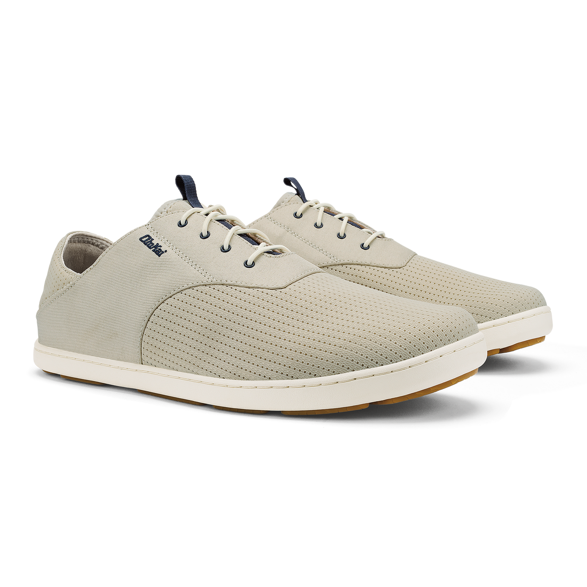 OluKai Latest - Nohea Moku Men's Boat Shoes - Tapa