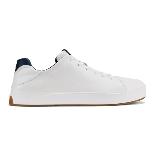 OluKai Customer Favorite - Lae‘ahi Lī ‘Ili Men's Sneakers - Bright White / Trench Blue