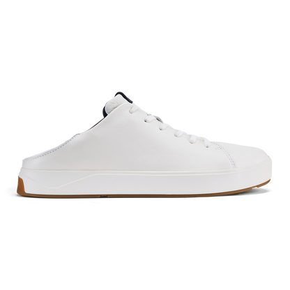 OluKai Customer Favorite - Lae‘ahi Lī ‘Ili Men's Sneakers - Bright White / Trench Blue