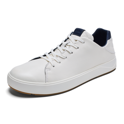 OluKai Customer Favorite - Lae‘ahi Lī ‘Ili Men's Sneakers - Bright White / Trench Blue