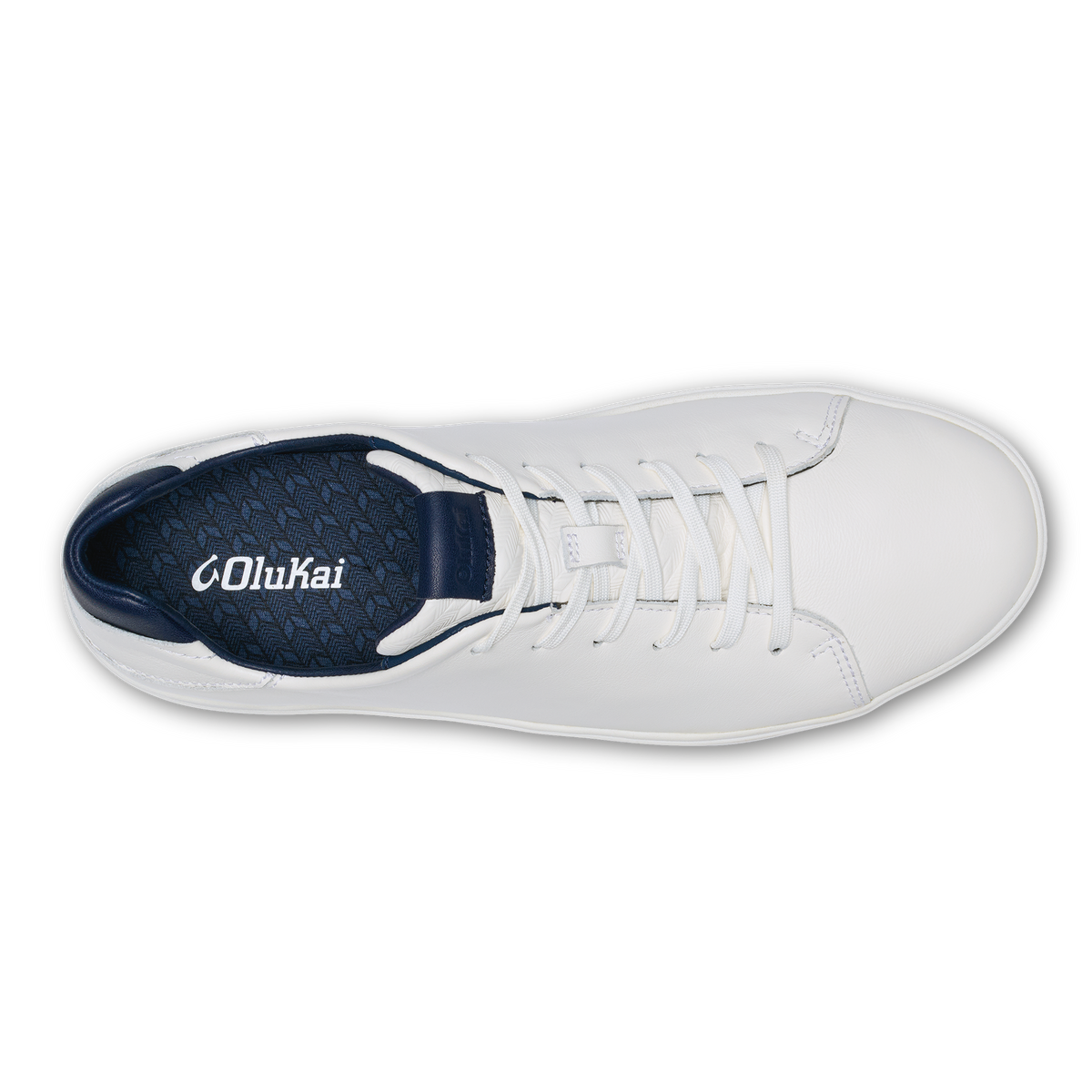 OluKai Customer Favorite - Lae‘ahi Lī ‘Ili Men's Sneakers - Bright White / Trench Blue