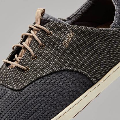 OluKai Hot Sale - Nohea Moku Men's Boat Shoes - Charcoal / Clay