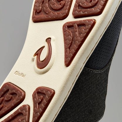 OluKai Hot Sale - Nohea Moku Men's Boat Shoes - Charcoal / Clay