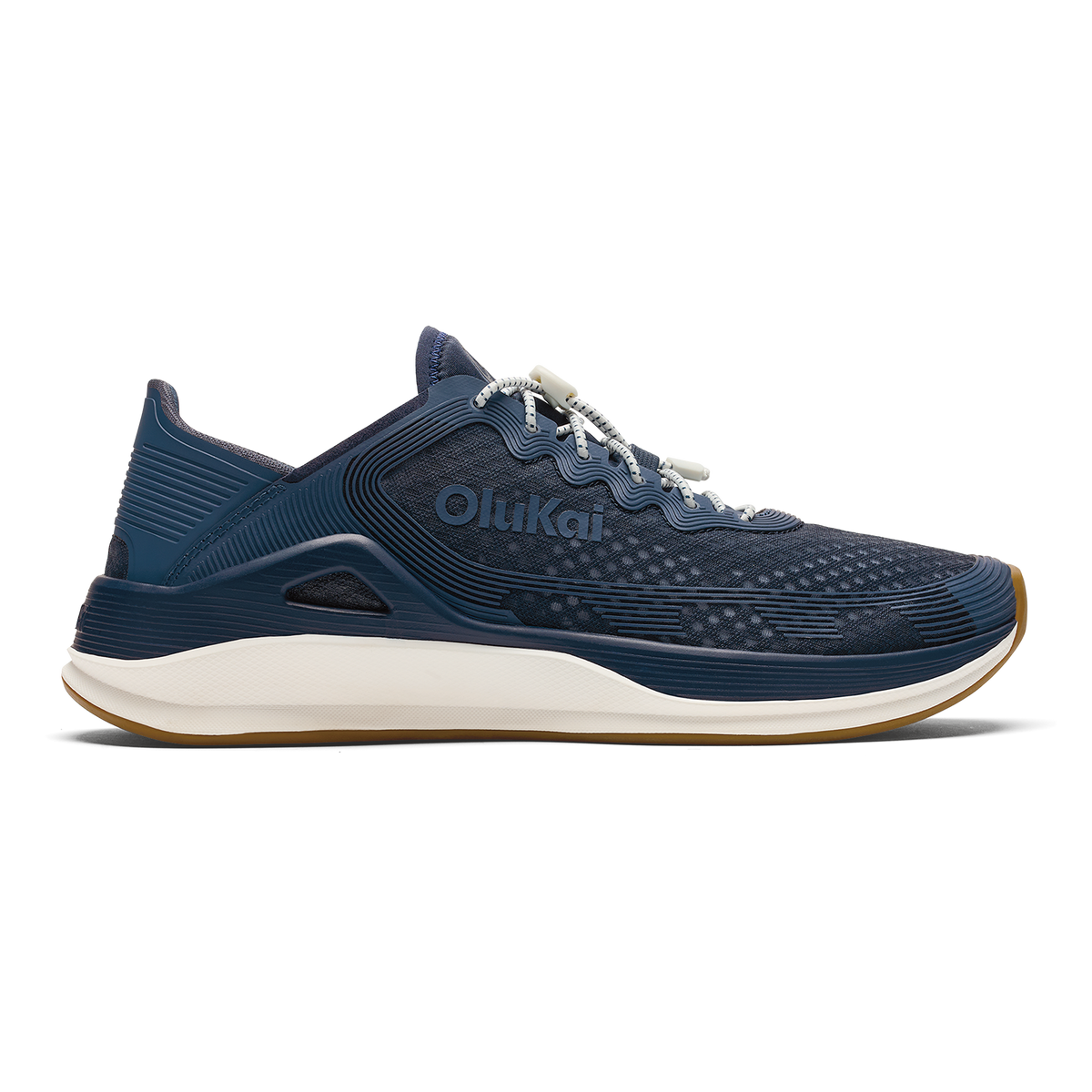 OluKai Everyday - ‘Ahi Men’s Water Boat Shoes - Mood Indigo / Coastal Blue