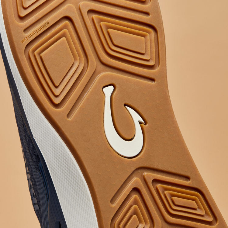 OluKai Everyday - ‘Ahi Men’s Water Boat Shoes - Mood Indigo / Coastal Blue