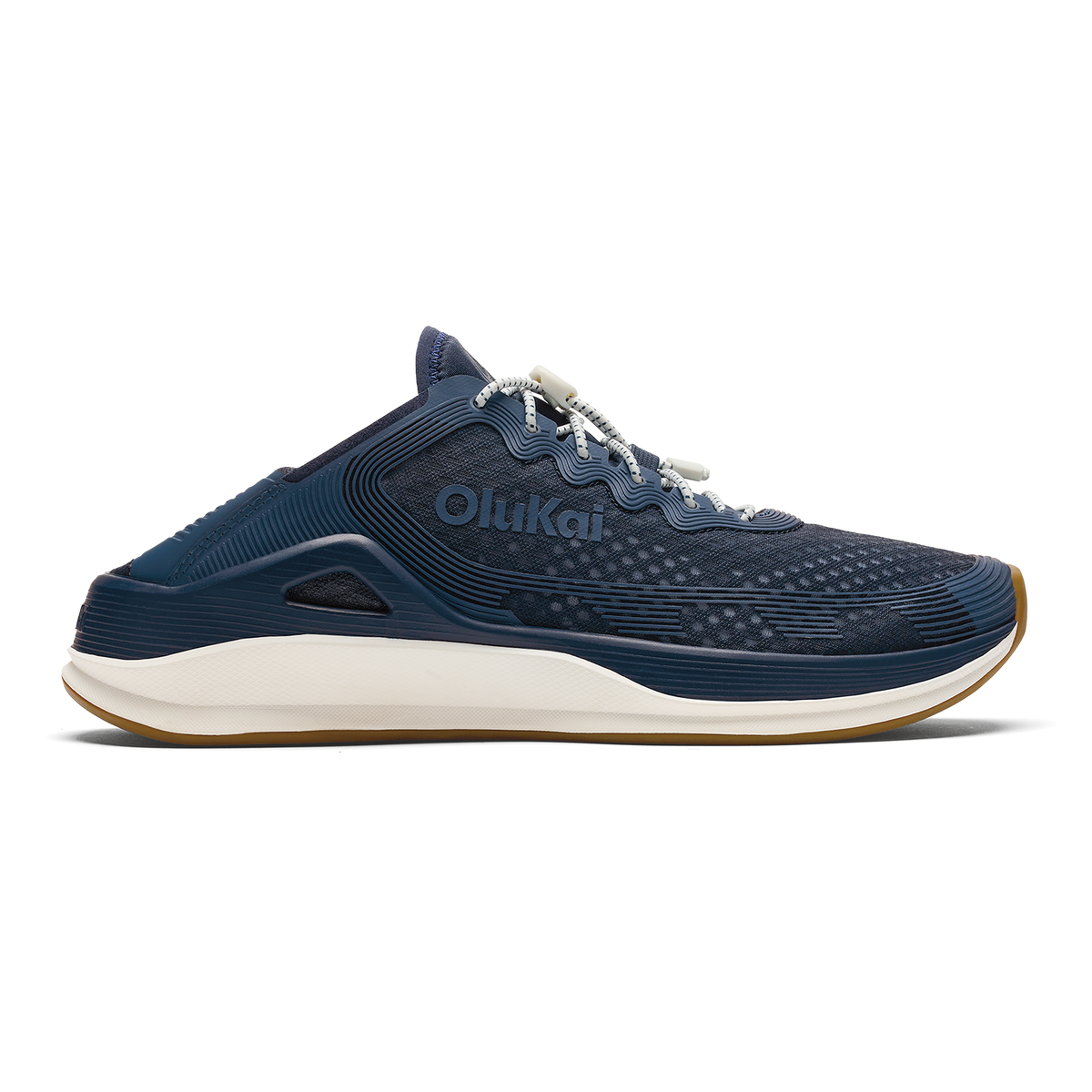 OluKai Everyday - ‘Ahi Men’s Water Boat Shoes - Mood Indigo / Coastal Blue