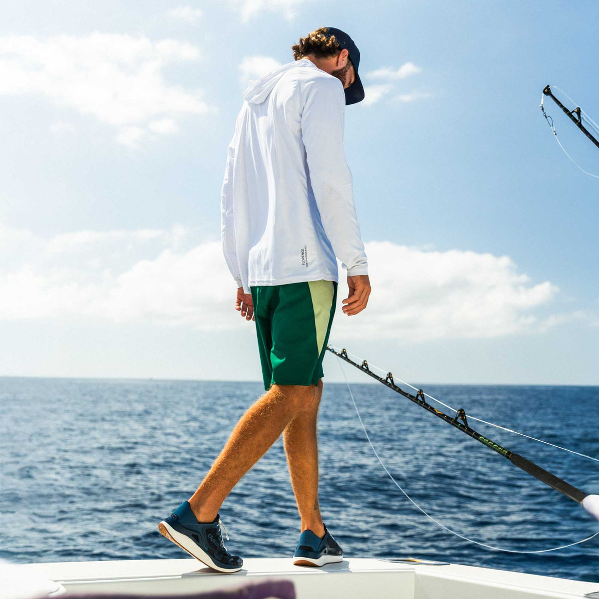 OluKai Everyday - ‘Ahi Men’s Water Boat Shoes - Mood Indigo / Coastal Blue