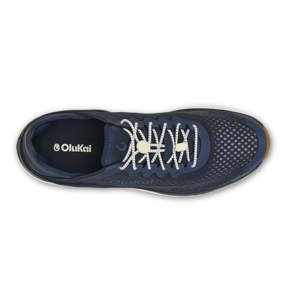 OluKai Everyday - ‘Ahi Men’s Water Boat Shoes - Mood Indigo / Coastal Blue