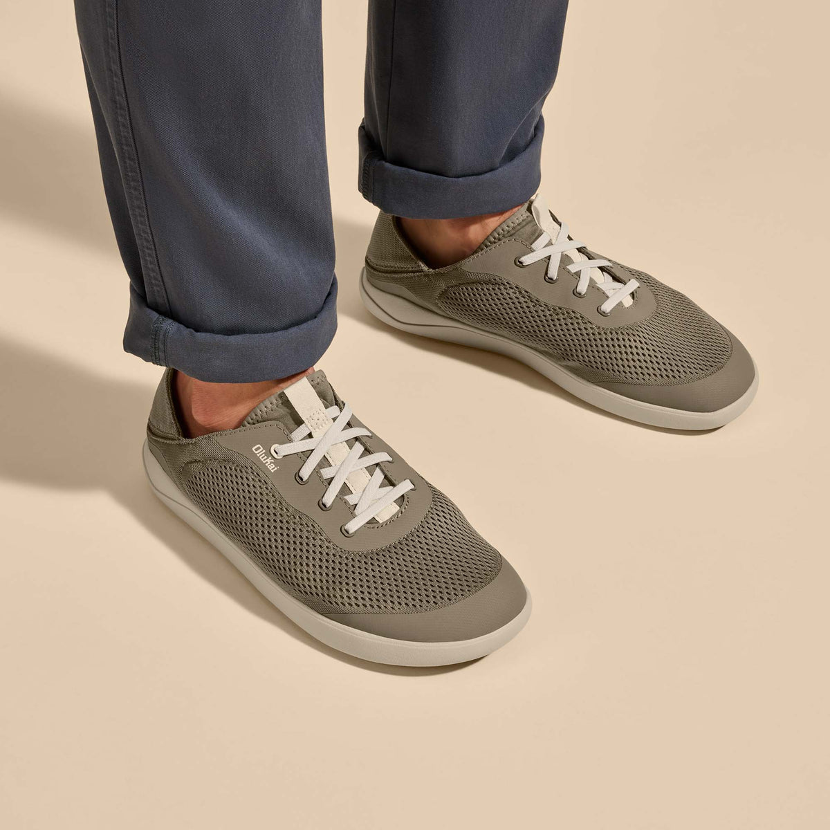 OluKai Signature - Moku Pae Men's Boat Shoes - Clay / Tapa