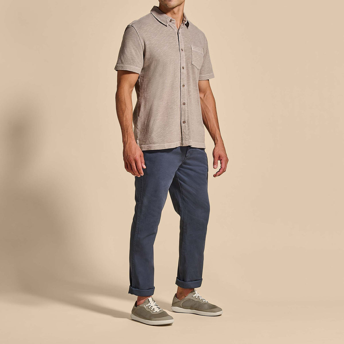 OluKai Signature - Moku Pae Men's Boat Shoes - Clay / Tapa