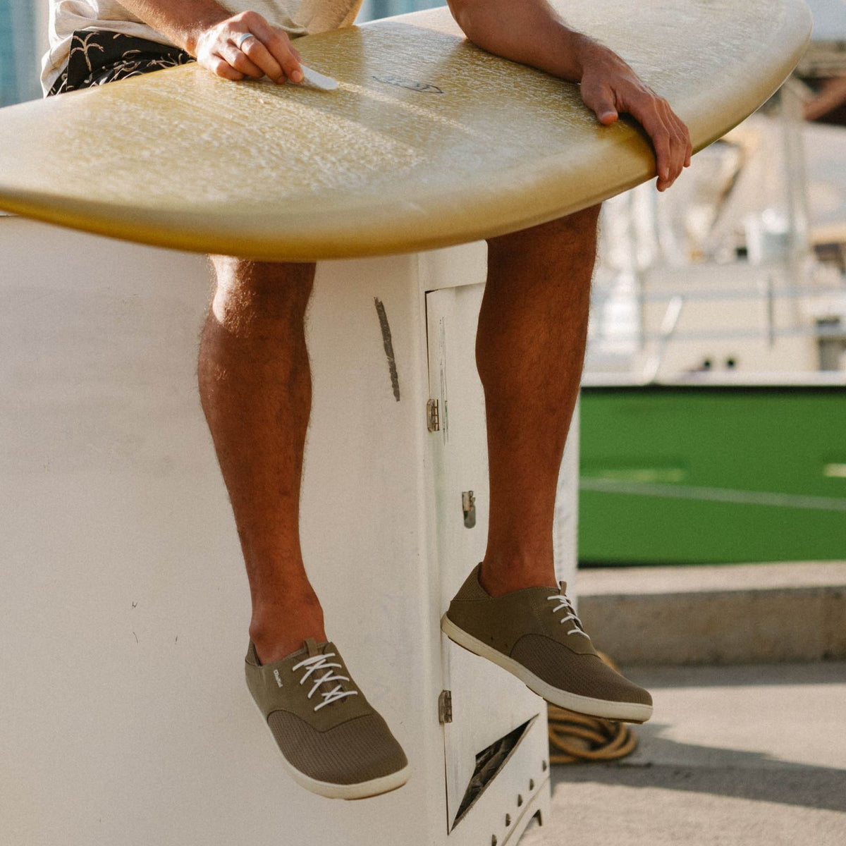 OluKai Discount - Nohea Moku Men's Boat Shoes - Tapa