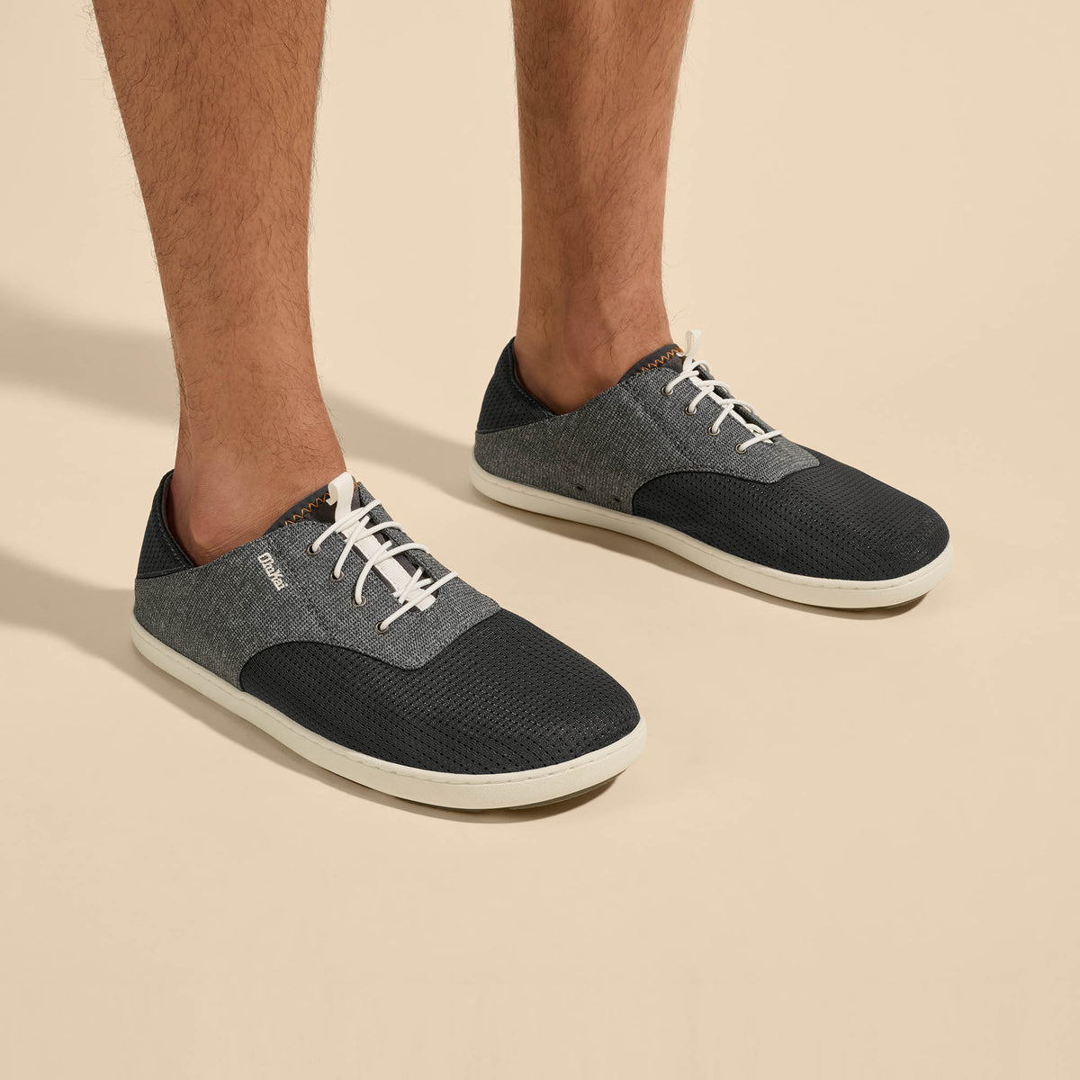 OluKai Best Seller - Nohea Moku Men's Boat Shoes - Dark Shadow