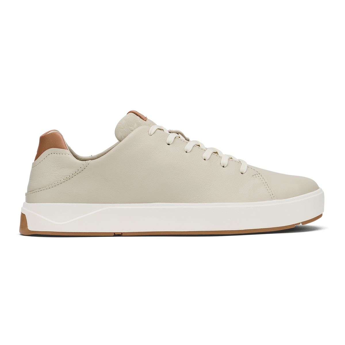 OluKai Premium - Lae‘ahi Lī ‘Ili Men's Leather Sneakers - Tapa