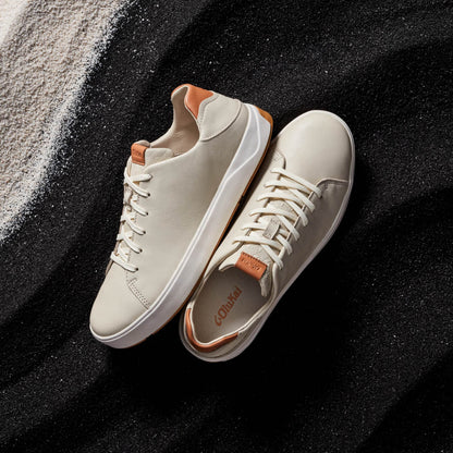 OluKai Premium - Lae‘ahi Lī ‘Ili Men's Leather Sneakers - Tapa