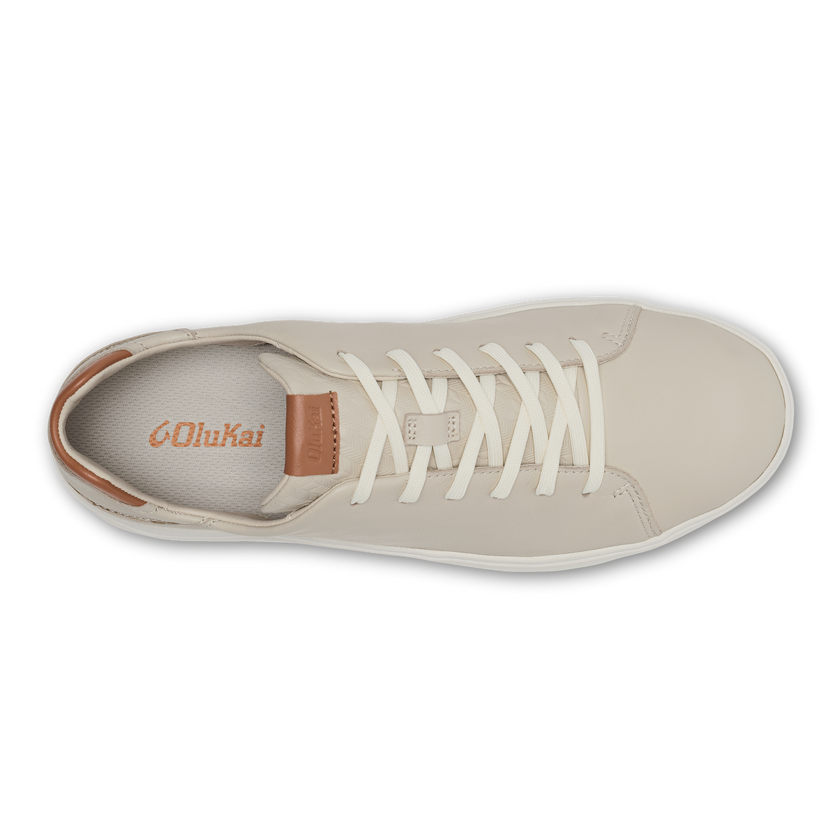 OluKai Premium - Lae‘ahi Lī ‘Ili Men's Leather Sneakers - Tapa