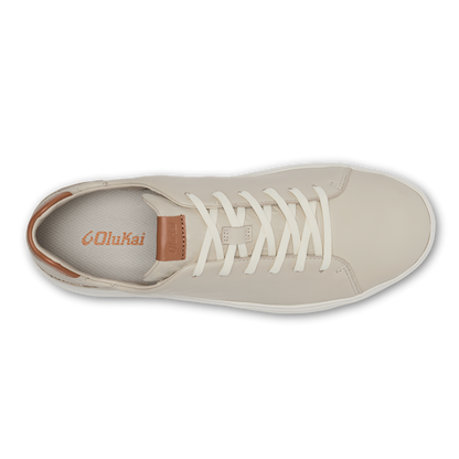 OluKai Premium - Lae‘ahi Lī ‘Ili Men's Leather Sneakers - Tapa