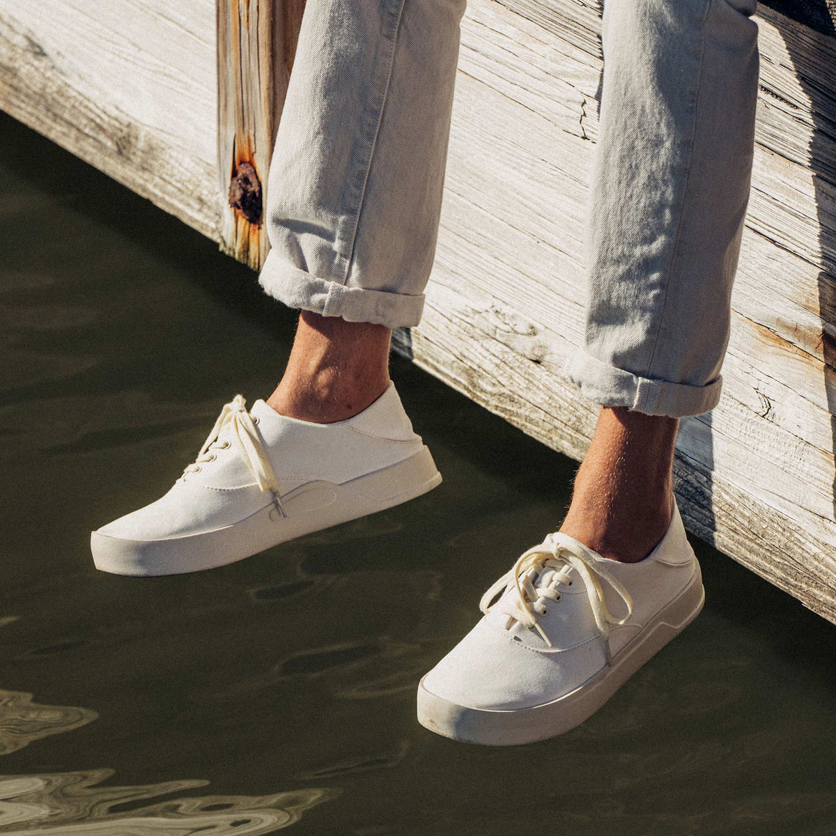 OluKai Everyday - Tradewind Men’s Breathable Sneakers - Off White