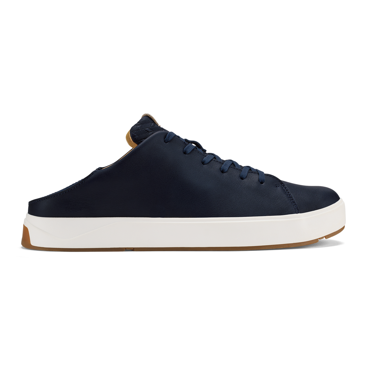 OluKai Special Offer - Lae‘ahi Lī ‘Ili Men's Leather Sneakers - Trench Blue