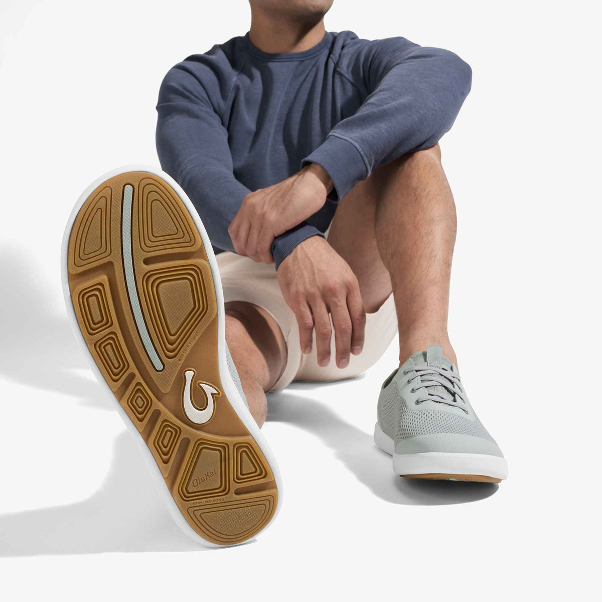 OluKai Premium - Moku Pae - Cloud Grey / Ash