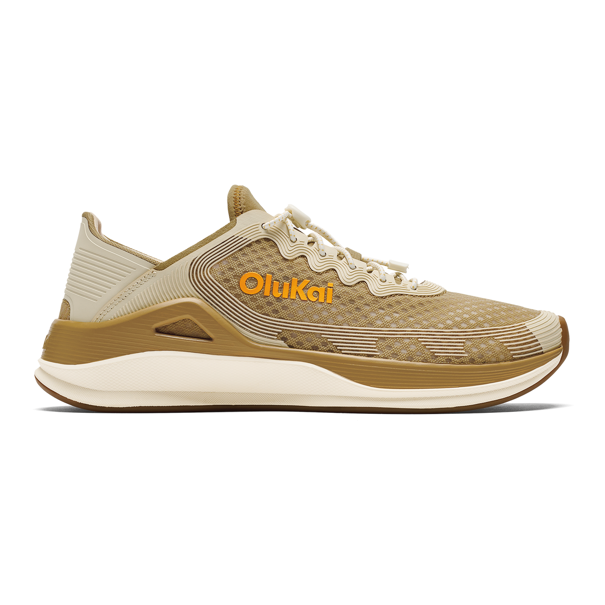 OluKai Trending - ‘Ahi Men’s Water Boat Shoes - Tan / Tapa