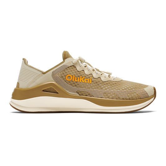 OluKai Trending - ‘Ahi Men’s Water Boat Shoes - Tan / Tapa