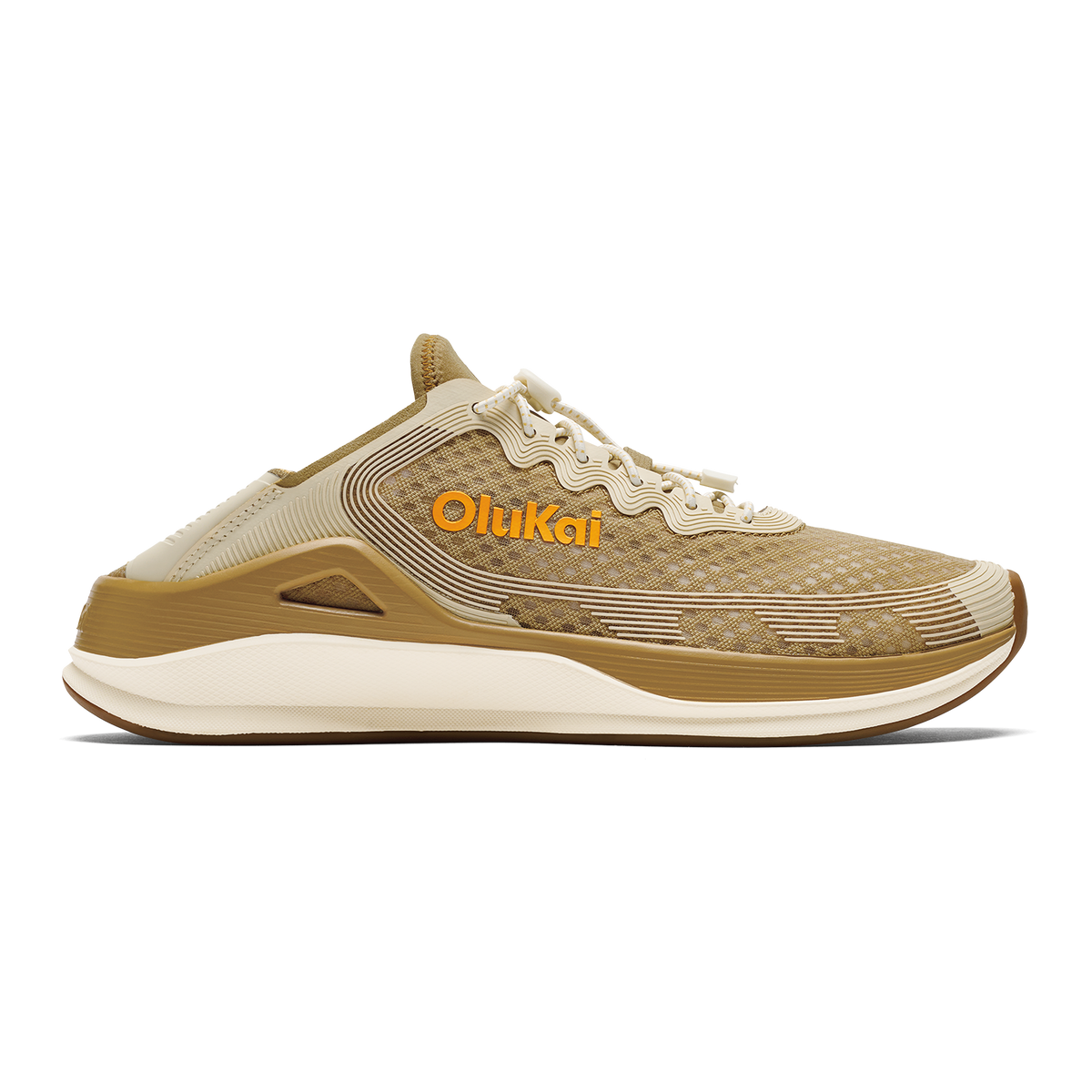 OluKai Trending - ‘Ahi Men’s Water Boat Shoes - Tan / Tapa
