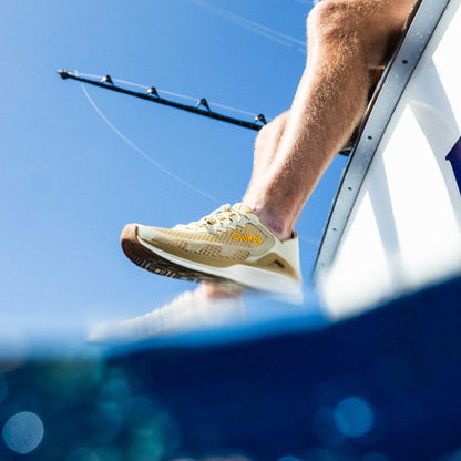 OluKai Trending - ‘Ahi Men’s Water Boat Shoes - Tan / Tapa