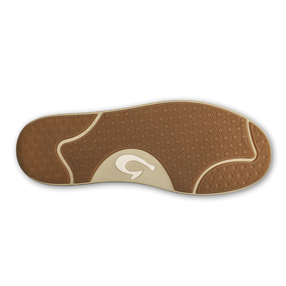 OluKai Everyday - Lae‘ahi Lauhala Men's Leather Slip-On Sneakers - Fox
