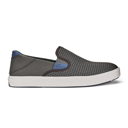 OluKai Customer Favorite - Lae‘ahi Men's Slip-On Sneakers - Pavement