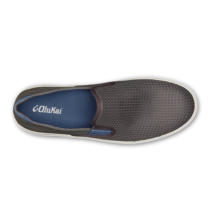 OluKai Customer Favorite - Lae‘ahi Men's Slip-On Sneakers - Pavement