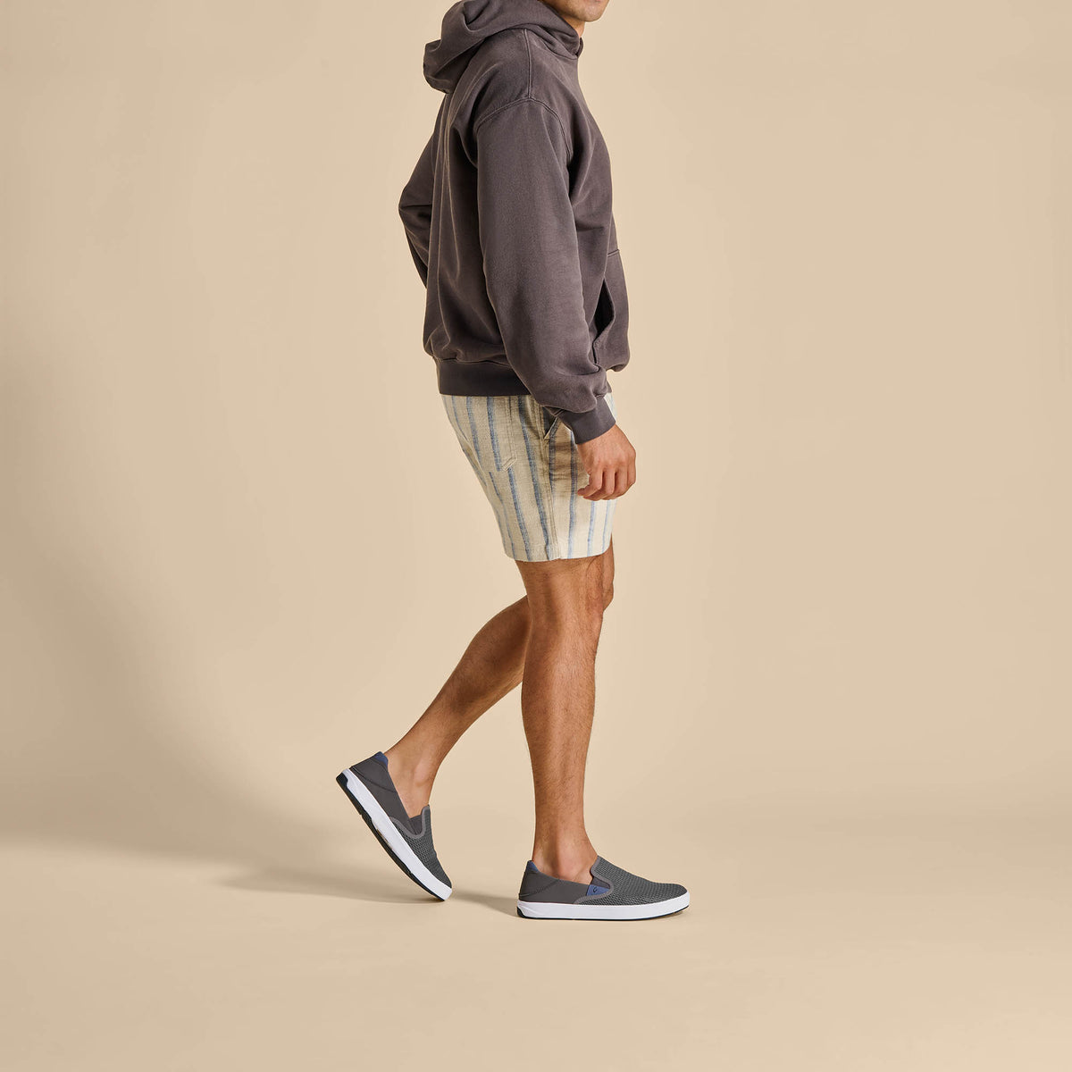 OluKai Customer Favorite - Lae‘ahi Men's Slip-On Sneakers - Pavement
