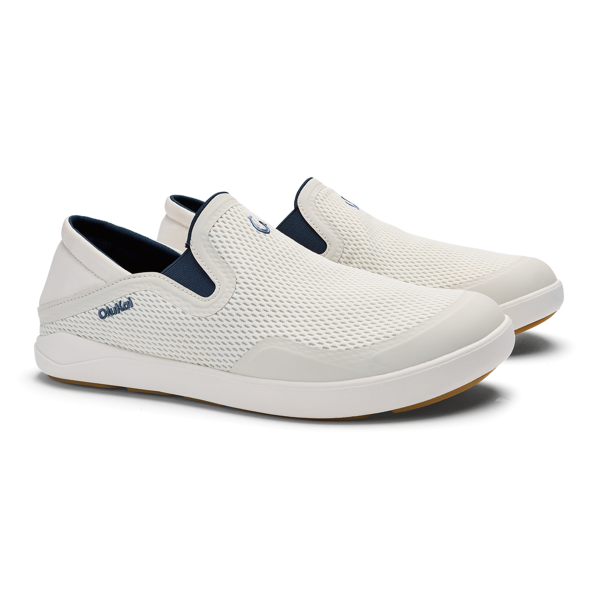 OluKai Essential - Moku Slip-on - White Sand / Trench Blue