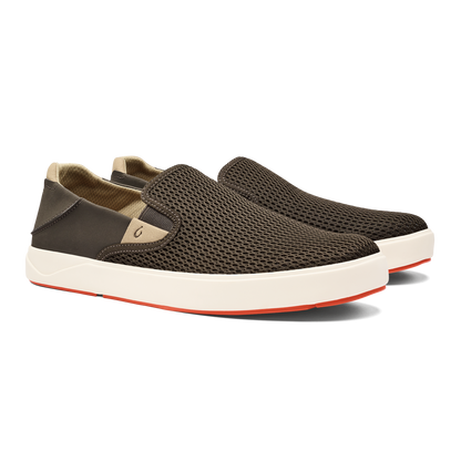 OluKai Popular - Lae‘ahi Men's Slip-On Sneakers - Kona