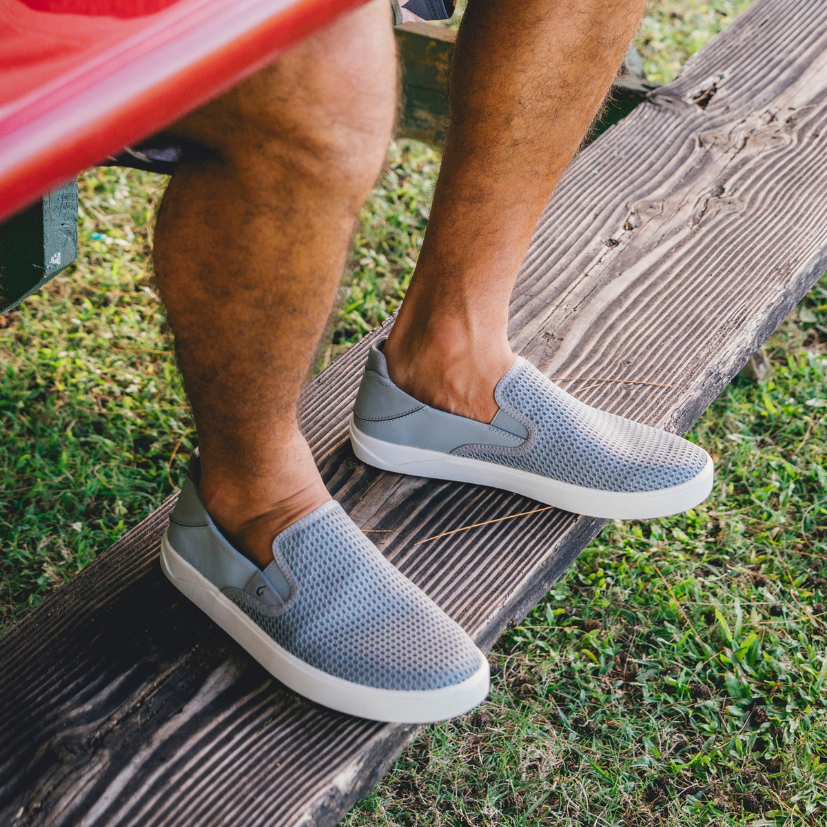 OluKai Great Value - Lae‘ahi Men's Slip-On Sneakers - Poi